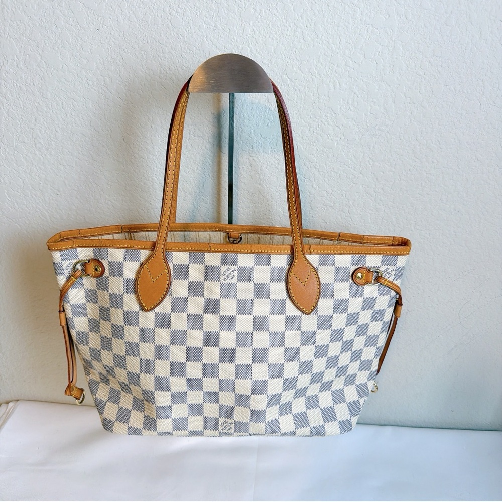 Louis Vuitton Damier Azur Canvas Tote PM